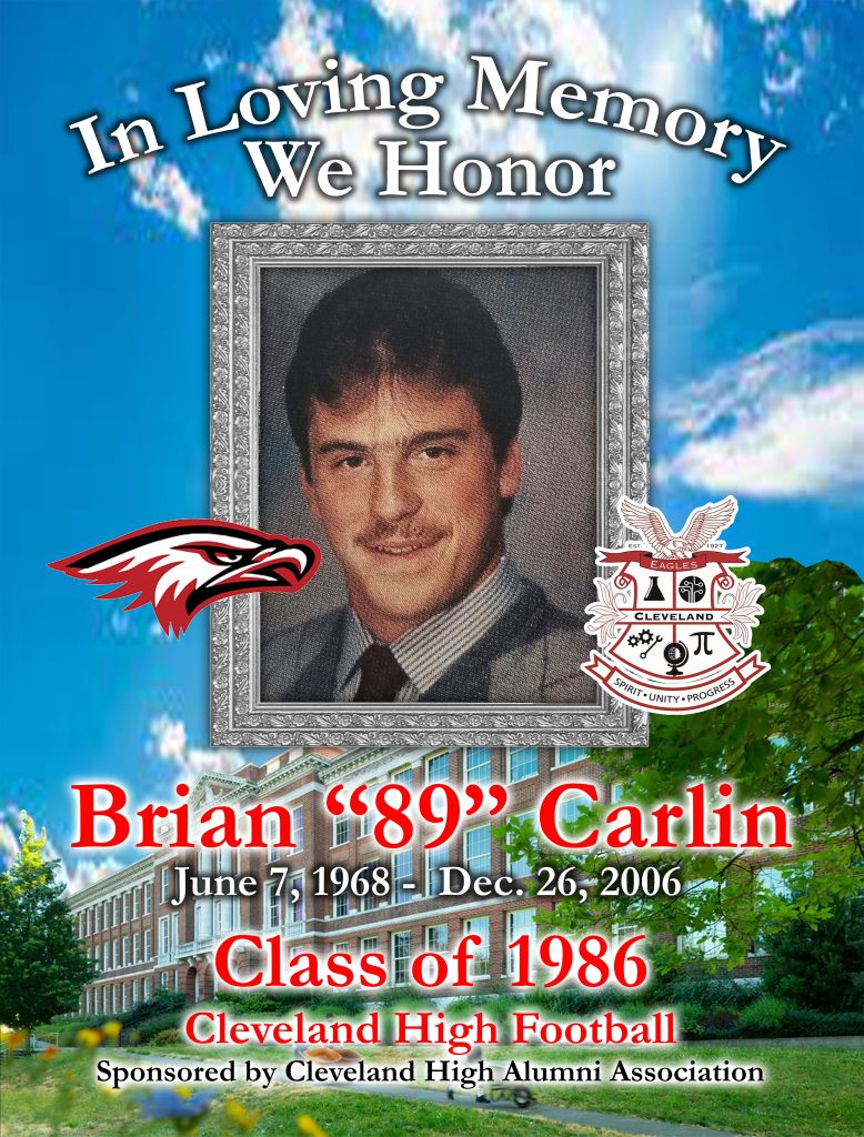Banner for Brian Carlin '86